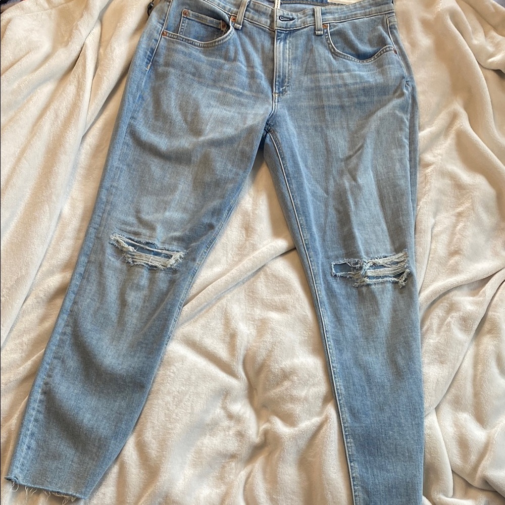 Rag & Bone Dre Low-rise Slim Boyfriend Jeans, Size 30, NWT